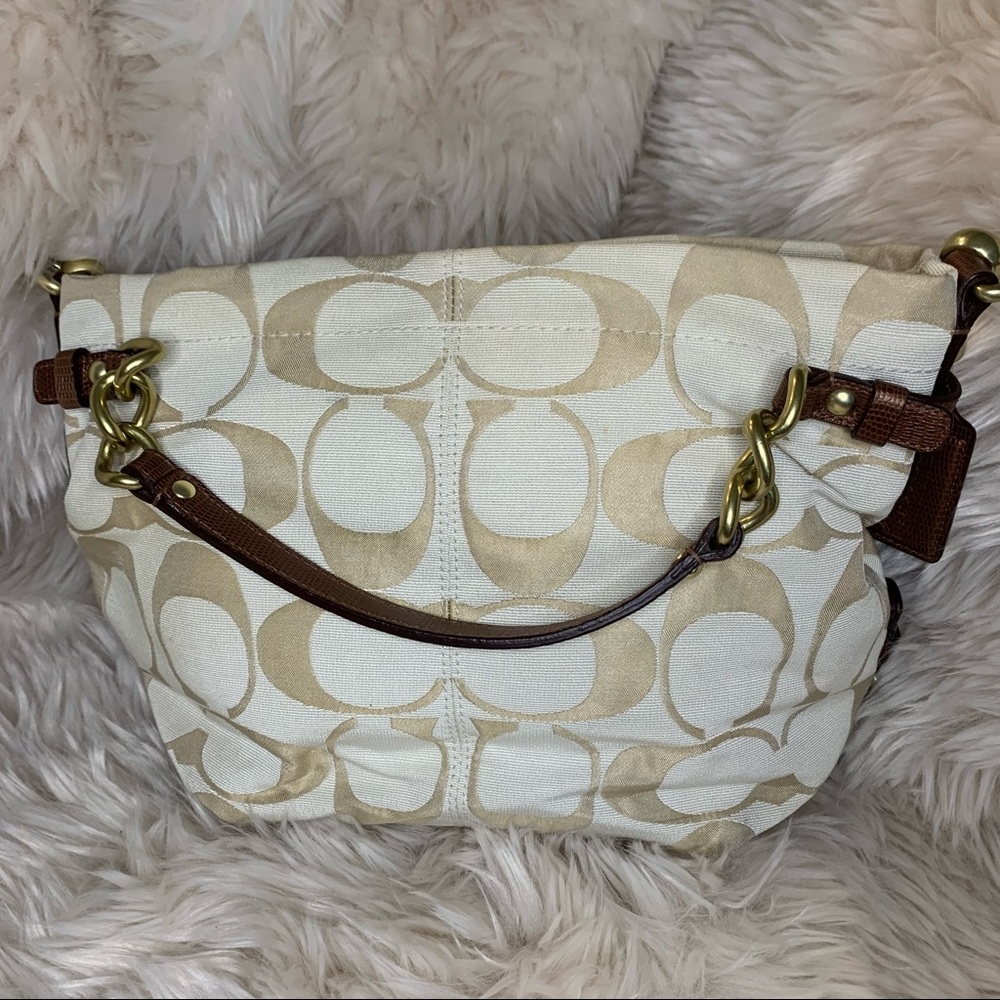 COACH Signature Fabric Shoulder Bag